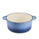 Geëmailleerde gietijzeren pot, Blauw, Ф22 | Gietijzeren pot Geëmailleerde gietijzeren pot, Blauw, Ф22 | Gietijzeren pot | |