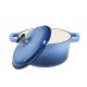Geëmailleerde gietijzeren pot, Blauw, Ф24 | Geëmailleerde gietijzeren pot, Blauw, Ф24 | | |