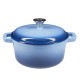 Geëmailleerde gietijzeren pot, Blauw, Ф24 | Geëmailleerde gietijzeren pot, Blauw, Ф24 | | |